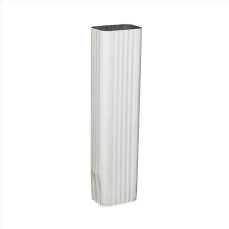 Amerimax 3 in. H X 4.25 in. W X 15 in. L White Aluminum K Downspout Extension