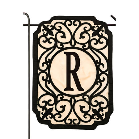 Monogram Garden Filigree Flag