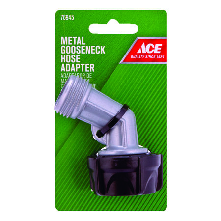 Ace Zinc Threaded Male Gooseneck Hose Adapter