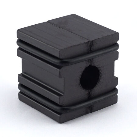 Magnet Source 1 in. L X 1 in. W Black Ferrite Powder/Rubber Polymer Resin Magnetizer 1 pc