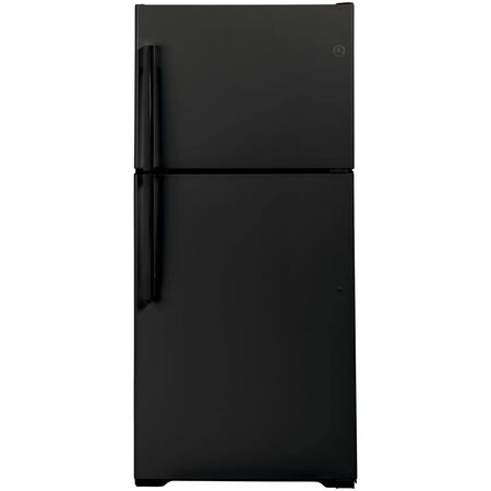 Top Freezer Refrigerator 21.9 cu. ft. in Black, Garage Ready
