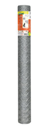 Garden Zone Poultry Netting 48in. H x 150' L 20 Ga. Silver Gray