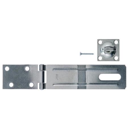 Ace Zinc 6 in. L Swivel Staple Safety Hasp