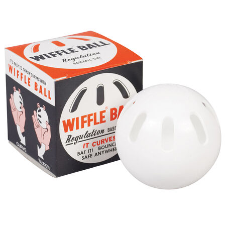 Wiffle Baseball Plastic White 1 pc