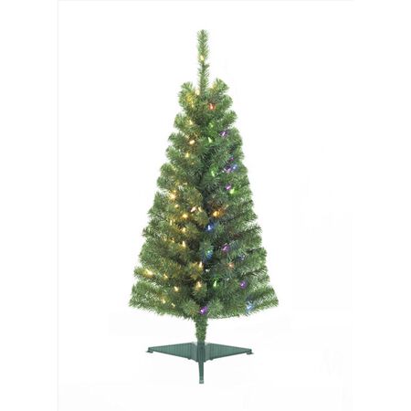Celebrations 4 ft. Full LED 70 lights Color Changing Christmas Tree