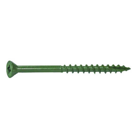 Grip-Rite PrimeGuard Plus 3 in. L Green Star Bugle Head Deck Screws 5 lb 365 pk