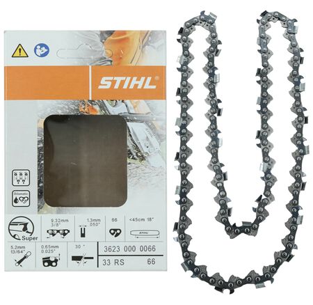 STIHL Chainsaw Chain 33RS66 - 16in. Rapid Super, 66 Drive Links