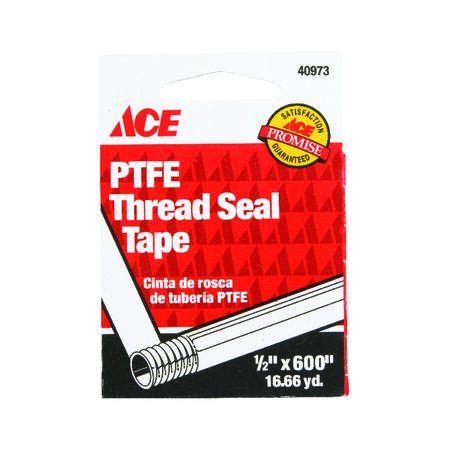 Ace White 1/2 in. W X 600 in. L Thread Seal Tape