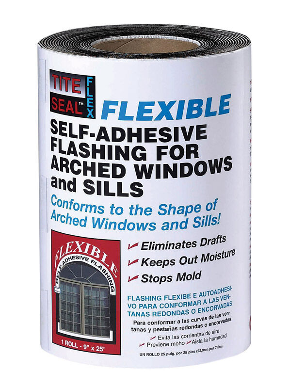 Tite Seal Rubber Flexible Window Flashing Clear 41/2 in. H x 25 ft. L