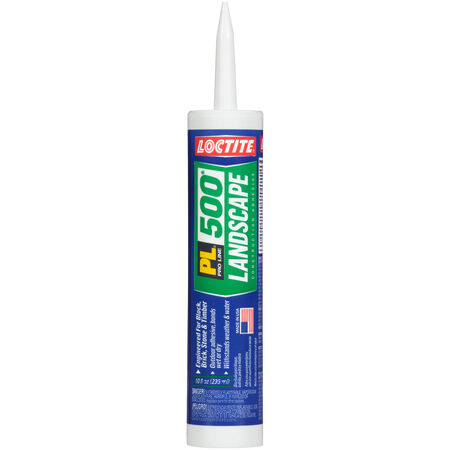 Loctite PL 500 Landscape Block Synthetic Rubber Construction Adhesive 10 oz