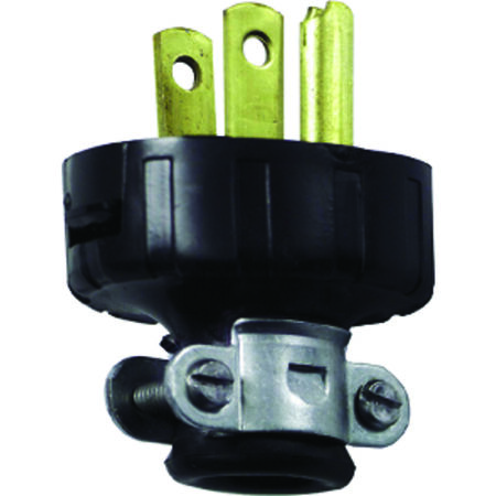 Leviton Residential Vinyl Straight Blade Plug 5-15P 18-14 AWG 2 Pole 3 Wire