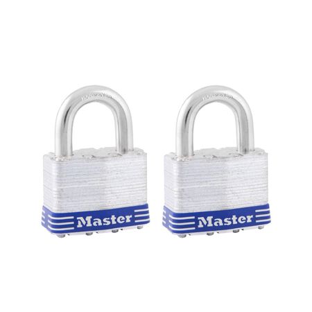 Master Lock 1-1/2 in. H X 7/8 in. W X 2 in. L Steel 4-Pin Cylinder Exterior Padlock