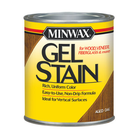 Minwax Gel Stain Semi-Transparent Aged Oak Oil-Based Gel Stain 1 qt