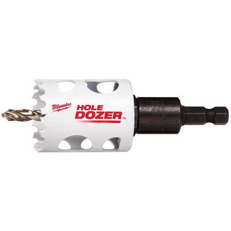 Milwaukee Hole Dozer 1-1/2 in. Bi-Metal Hole Saw with Arbor and Pilot Bit 1 pk