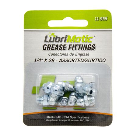 LubriMatic 45 degree/90 degree Grease Fittings 8 pk