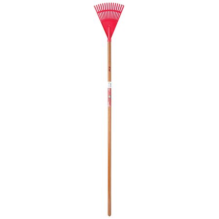 Ace 54.5 in. 14 Tine Poly Rake Wood Handle