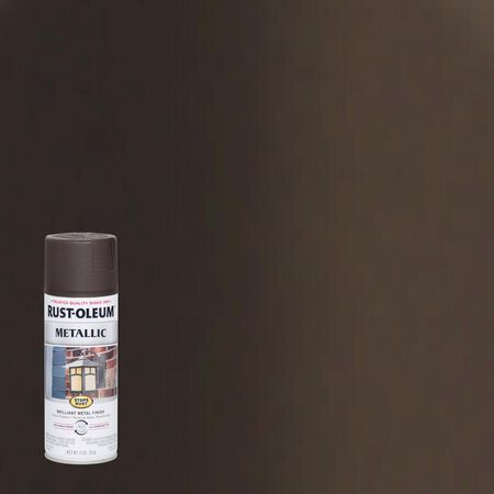 Rust-Oleum Stops Rust Metallic Oil Rubbed Bronze Metallic Spray Paint 11 oz