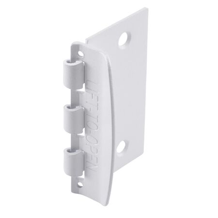 Ace Matte White Steel Door Flip Lock 1 pk