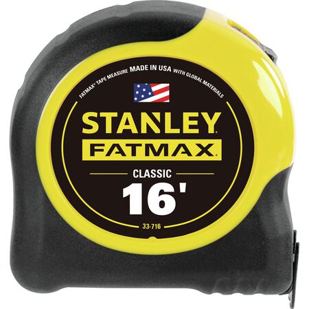 Stanley FatMax 16 ft. L X 1.25 in. W Tape Measure 1 pk
