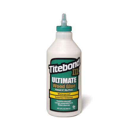 Titebond III Ultimate Waterproof Tan Wood Glue 1 qt
