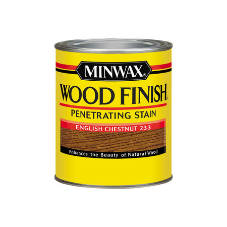 Minwax Wood Finish Semi-Transparent English Chestnut Oil-Based Penetrating Wood Stain 1 qt