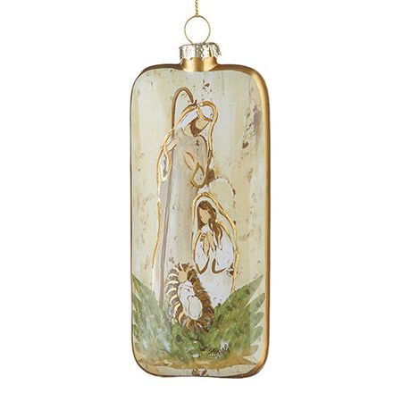 Raz Imports 6 in. HOLY FAMILY ORNAMENT