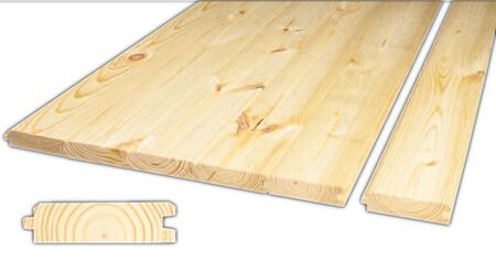 1 in. x 6 in. x 10 ft. #2 V-Joint C/M SYP Pattern #122 Siding