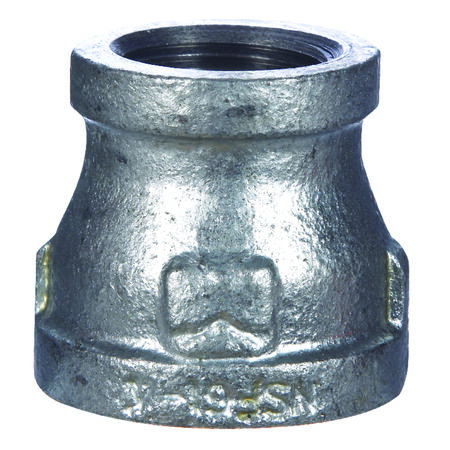 STZ Industries 1-1/2 in. FIP each X 1-1/4 in. D FIP Galvanized Malleable Iron Reducing Coupling