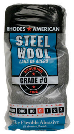 Rhodes American 0 Grade Fine Steel Wool Pad 12 pk