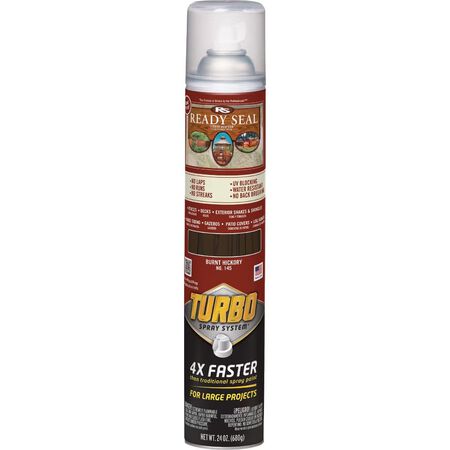 Ready Seal Turbo Spray Natural Burnt Hickory Stain 24 oz.