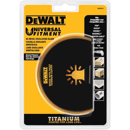 DeWalt Universal Fitment Bi-Metal Semi-Circle Oscillating Blade 1 Pack