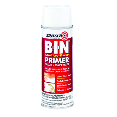 Zinsser B-I-N White Shellac-Based Spray Primer and Sealer 13 oz