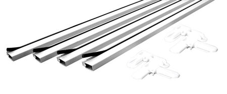 Prime-Line White Aluminum 5/16 in. W X 3/4 in. L Screen Frame Kit 1 pk