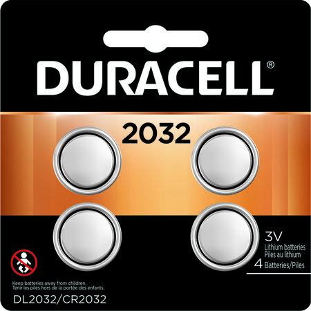 Duracell Lithium 2032 3 V 225 Ah Security and Electronic Battery 4 pk