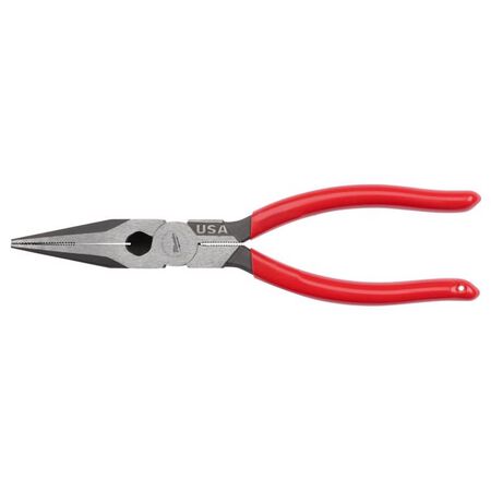 Milwaukee Made In USA 8 in. Forged Steel Long Nose Pliers