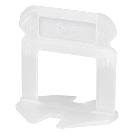 QEP Xtreme 1.29 in. H X 0.06 in. W Plastic Tile Leveling Clips 500 pc
