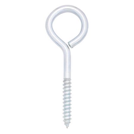 Hampton 3/8 in. X 5 in. L Zinc-Plated Steel Lag Thread Eyebolt Nut Included