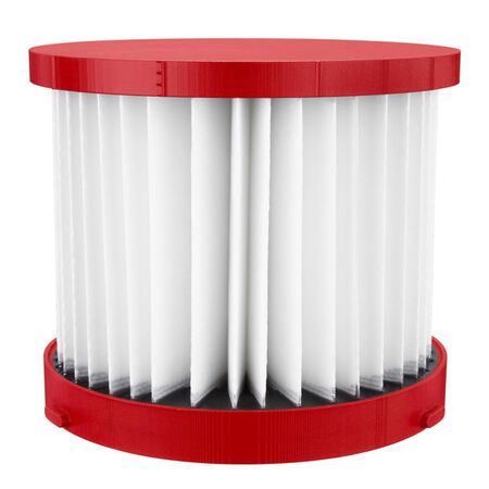 Milwaukee 2.7 in. D Shop Cartridge Wet/Dry HEPA Filter 1 pc
