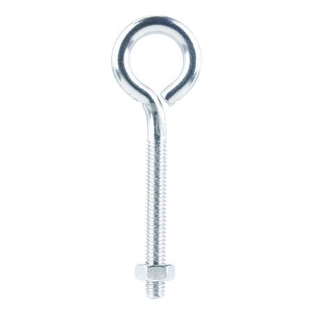 Hampton 5/16 in. X 4 in. L Stainless Stainless Steel Eyebolt with Nut Nut Included