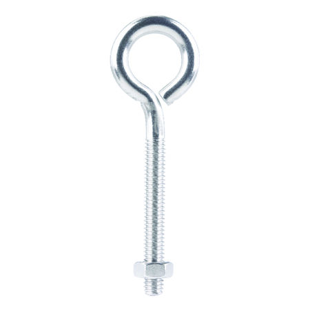 Hampton 5/16 in. X 4 in. L Stainless Stainless Steel Eyebolt Nut Included