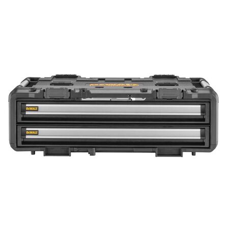 DEWALT ToughSystem 2.0 DXL 30 in. Double Shallow Drawers Tool Box 2633.4 cu in Black/Yellow