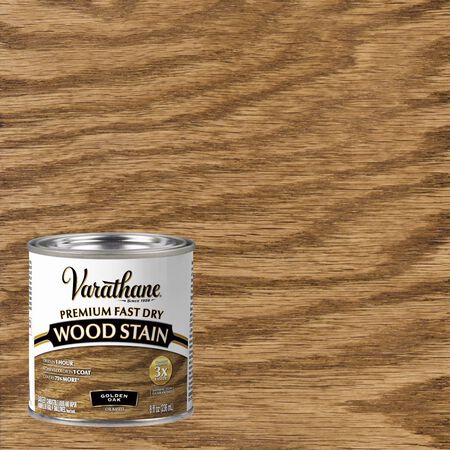 Varathane Premium Semi-Transparent Golden Oak Oil-Based Urethane Modified Alkyd Fast Dry Wood Stain
