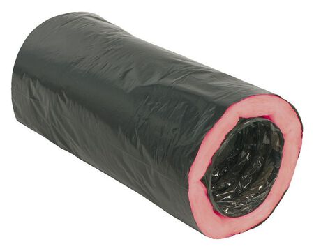 Deflect-O 8 ft. Dia. x 8 ft. Dia. Polyester Insulated Flex Duct