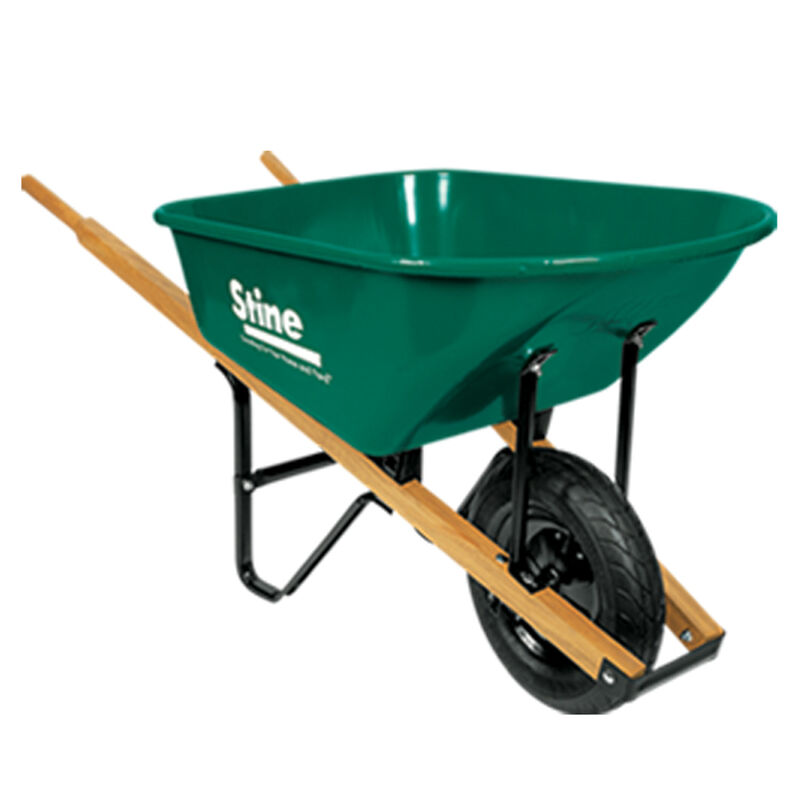 Ace Steel Single Wheel Wheelbarrow 6 cu. ft. Stine Home + Yard The