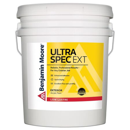 Benjamin Moore Ultra Spec Low Luster House & Trim Paint Exterior 5 Gallons
