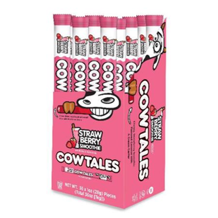 Goetze's Candy Cow Tales Strawberry Smoothie Candy 1 oz