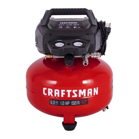 Craftsman 6 gal Pancake Portable Air Compressor 150 psi 0.8 HP