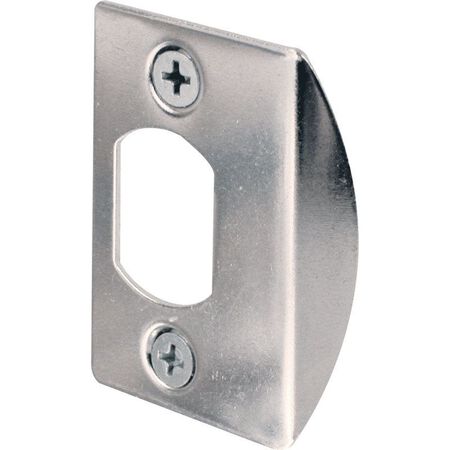 Prime-Line Deadlatch Door Strike 1-5/8 in. 5.4 in. x 3.8 in. x 0.4 in. Chrome Steel Use as an Interi