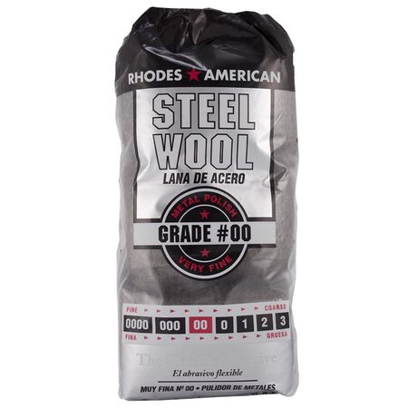 Rhodes American 00 Grade Very Fine Steel Wool Pad 12 pk
