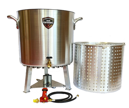 High Performance Cookers 120 qt. Powered Seafood/Crawfish Boiler